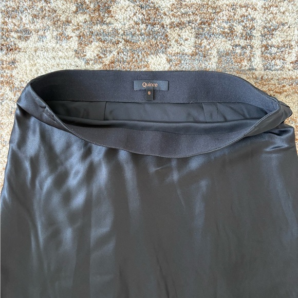 Quince Black Silk Skirt - Picture 3 of 4